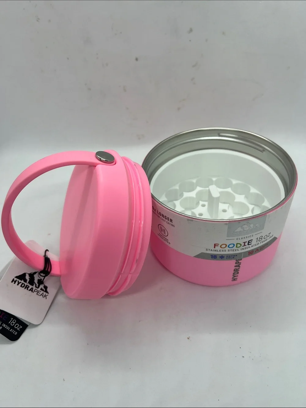 Hydrapeak Food Jar Insulated Stainless Steel Plus Peptide Storage Container NWT